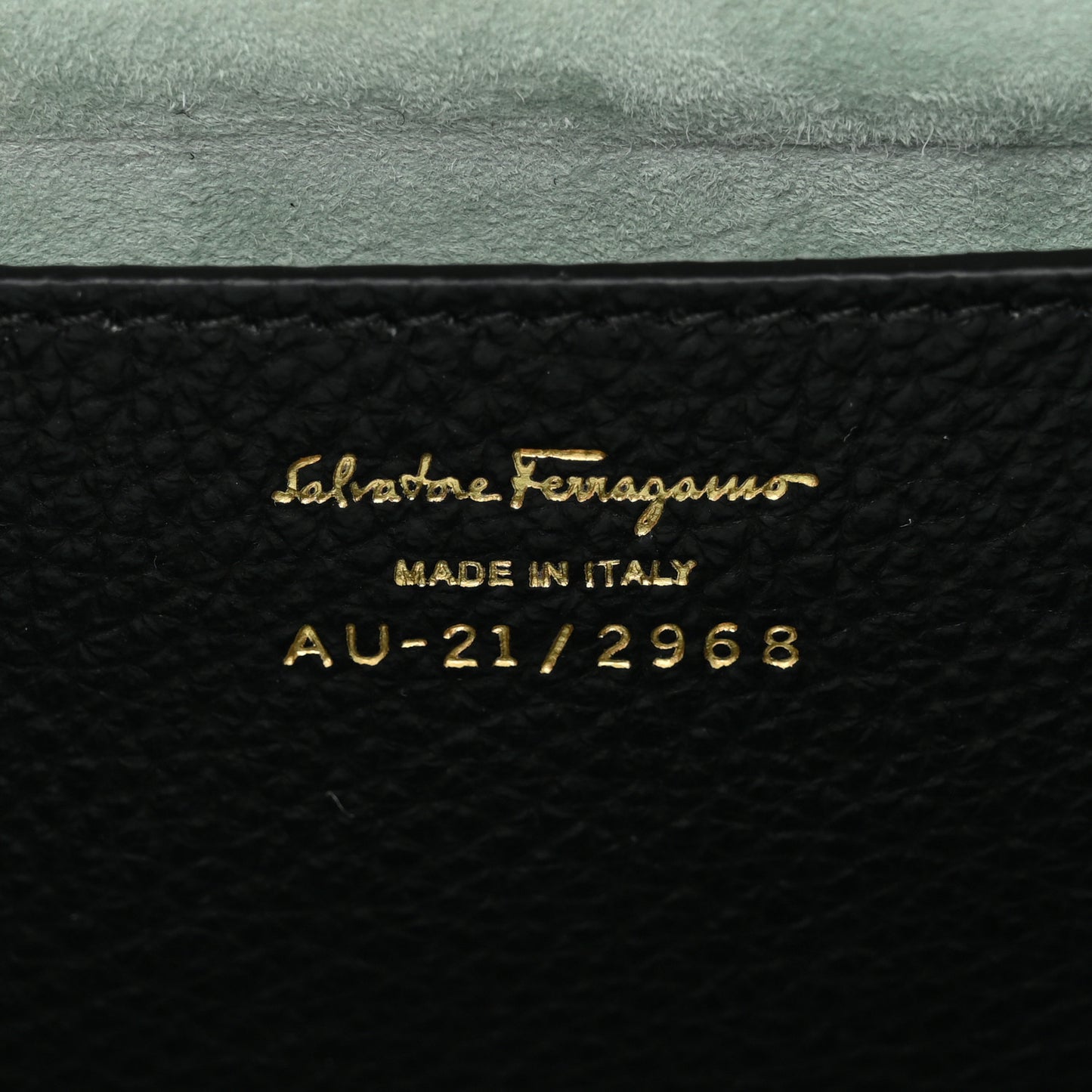 Calfskin Small Gancini Crossbody Black