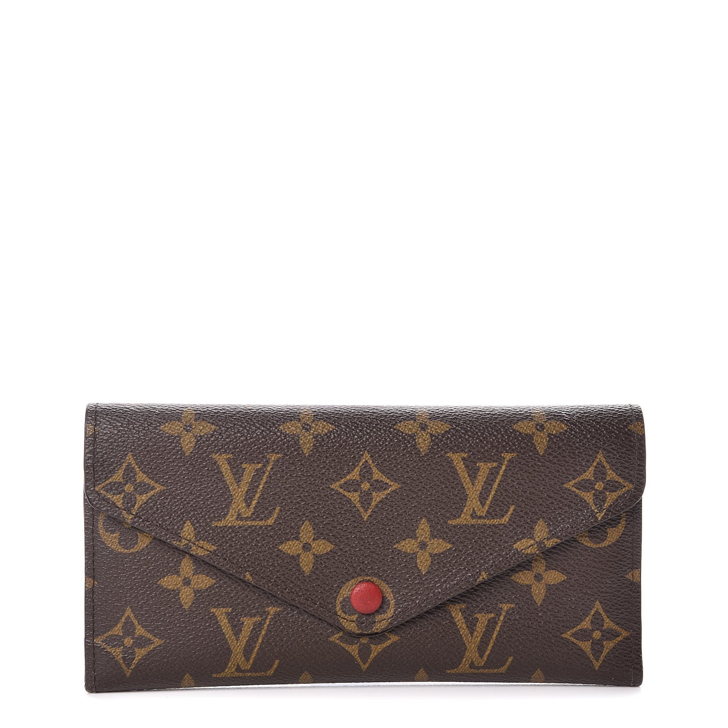 Louis Vuitton Monogram Josephine Wallet Red 1 of 20