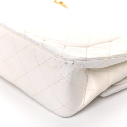 Chanel Lambskin Quilted Small Double Flap White 11 of 27