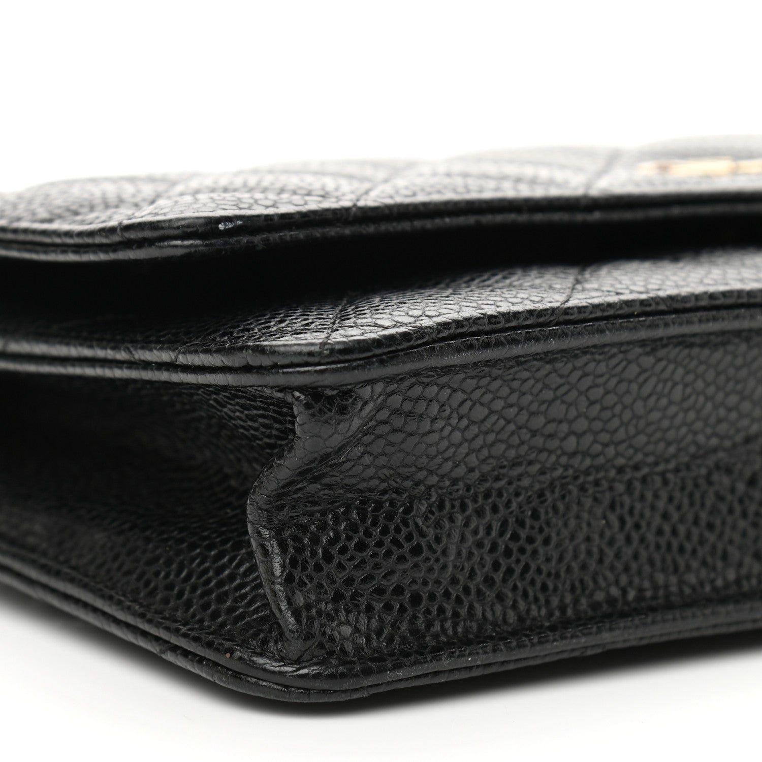 Chanel Caviar Quilted Wallet On Chain WOC Black 10 of 12