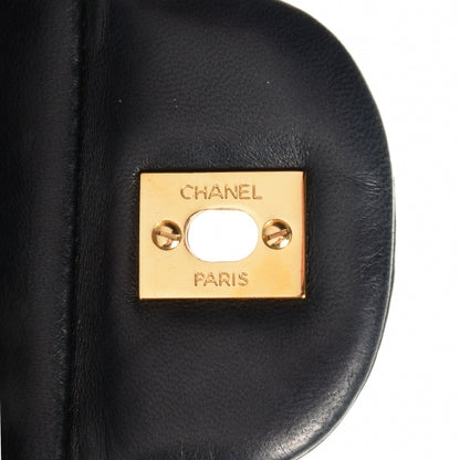 Chanel Lambskin Quilted Jumbo Single Flap Black 9 of 9