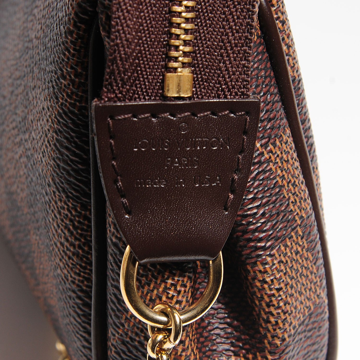 Louis Vuitton Damier Ebene Eva Clutch 6 of 7