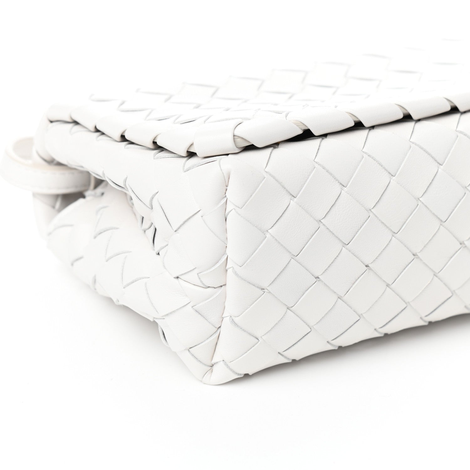 Bottega Veneta Nappa Intrecciato Crossbody White 8 of 9