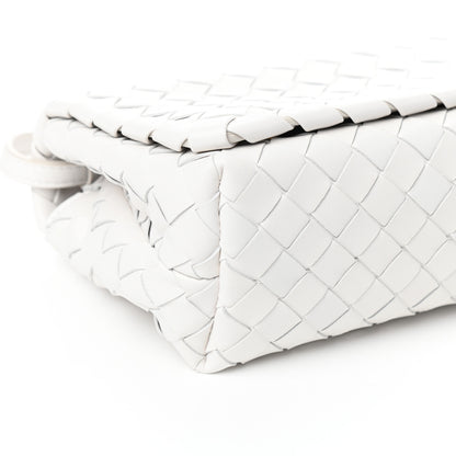 Bottega Veneta Nappa Intrecciato Crossbody White 8 of 9