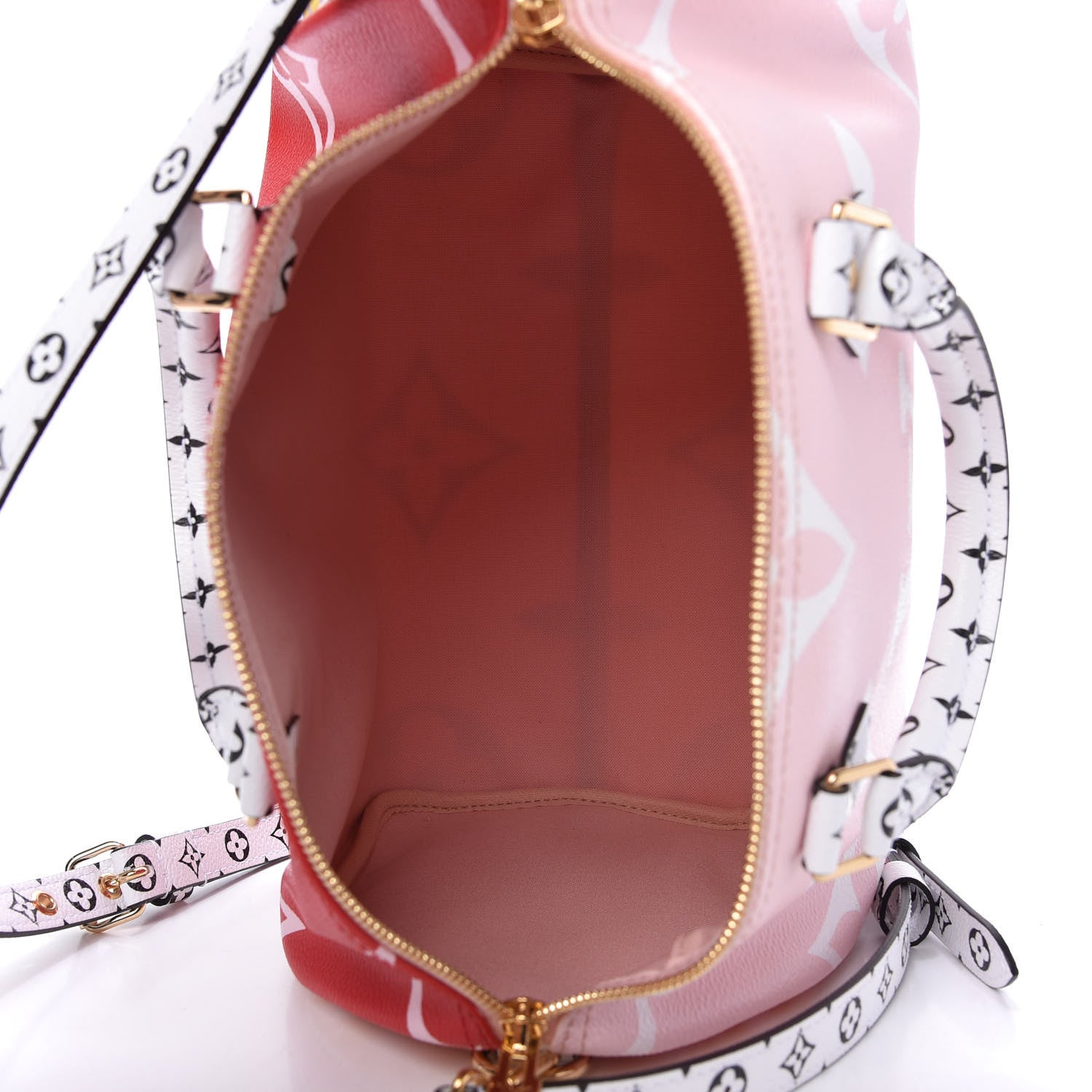 Louis Vuitton Monogram Giant Speedy Bandouliere 30 Rouge 5 of 9