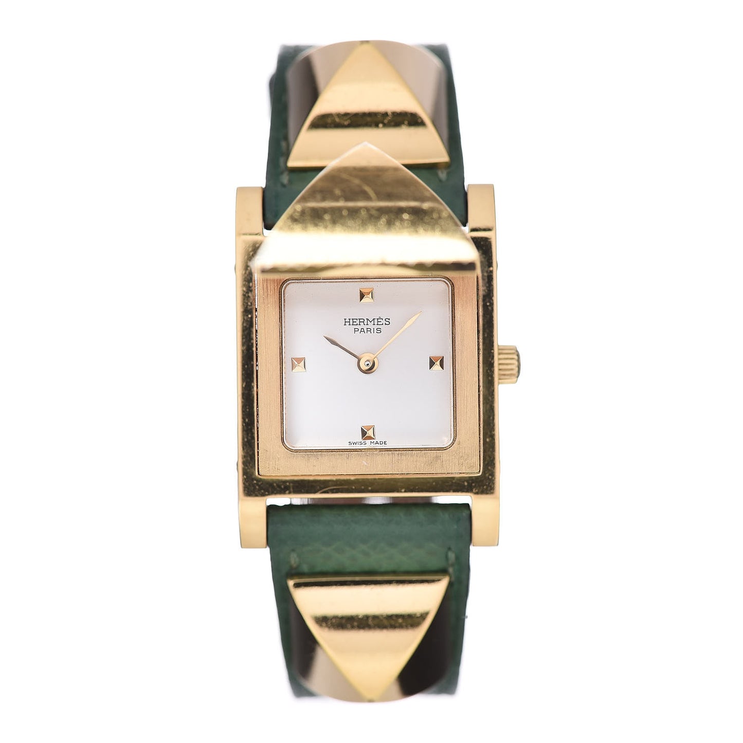 Stainless Steel Courchevel 23mm Medor Quartz Watch Vert Clair