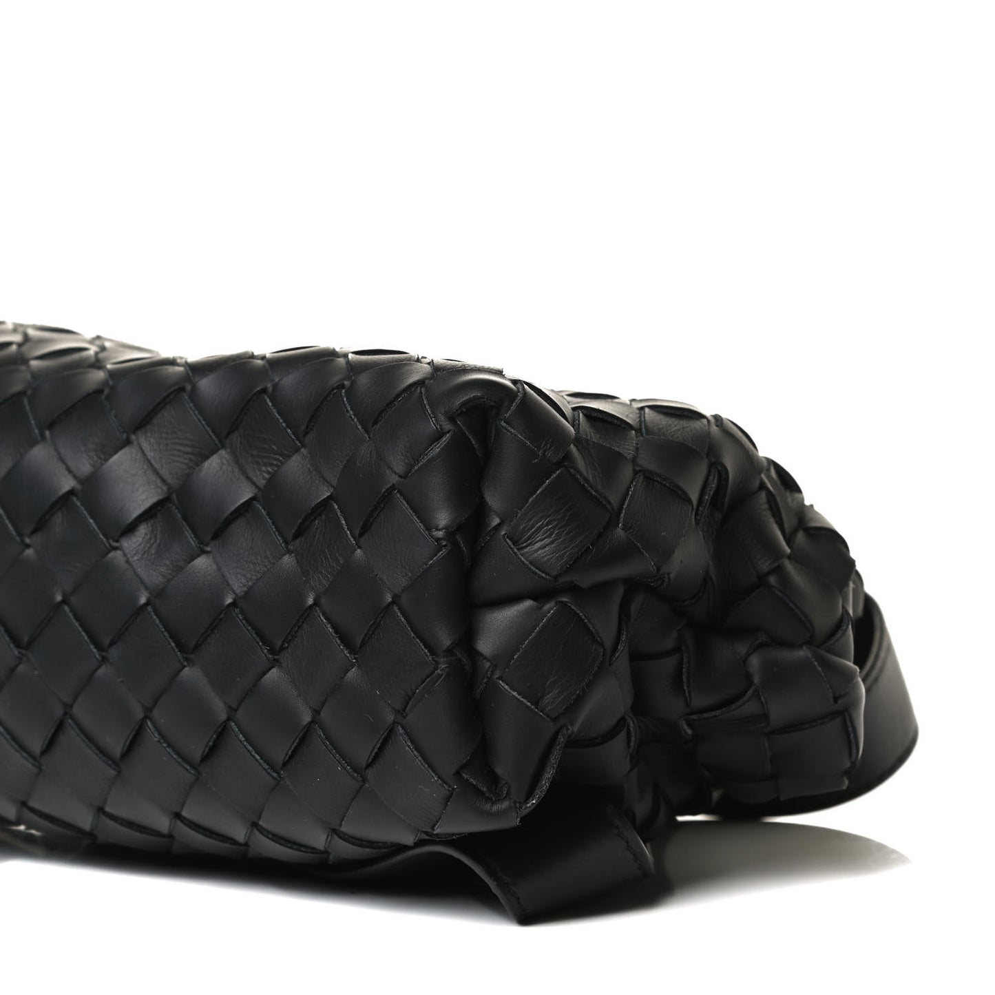 Nappa Intrecciato Messenger Bag Black