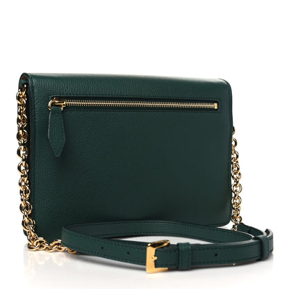 Burberry Derby Calfskin House Check Small Macken Crossbody Bag Vintage Green 3 of 10