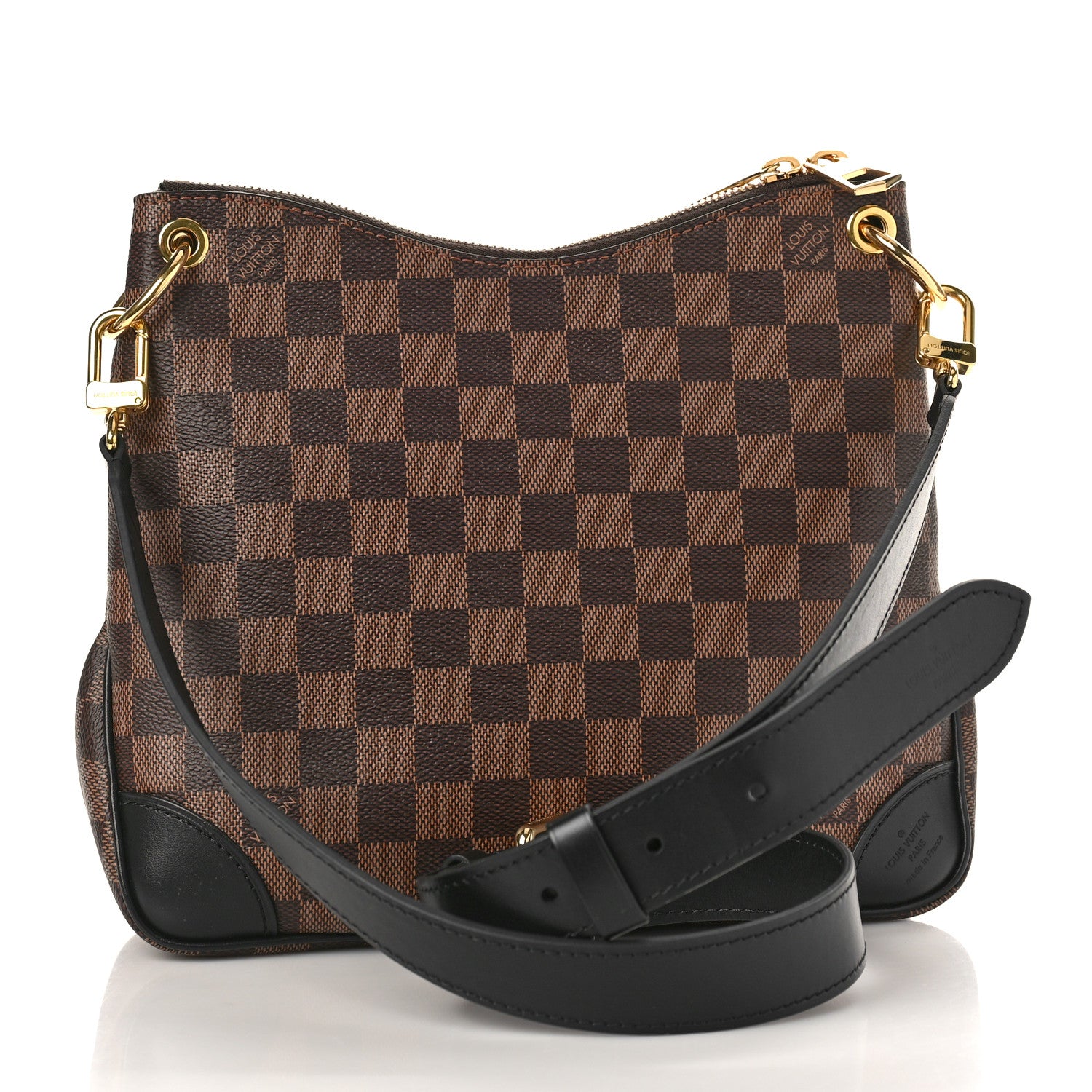 Louis Vuitton Damier Ebene Odeon PM Black 3 of 7