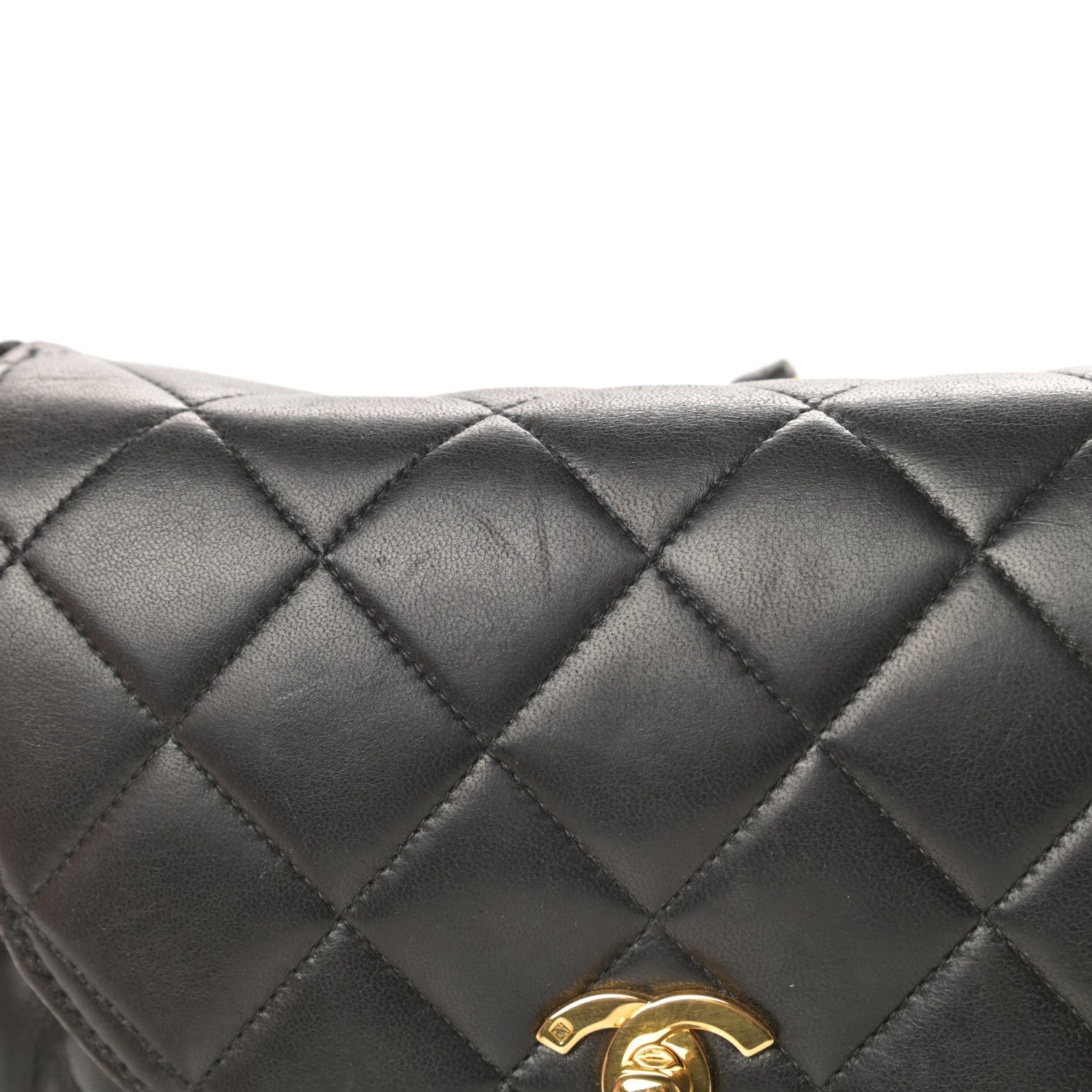 Chanel Lambskin Quilted Backpack Black 15 of 18