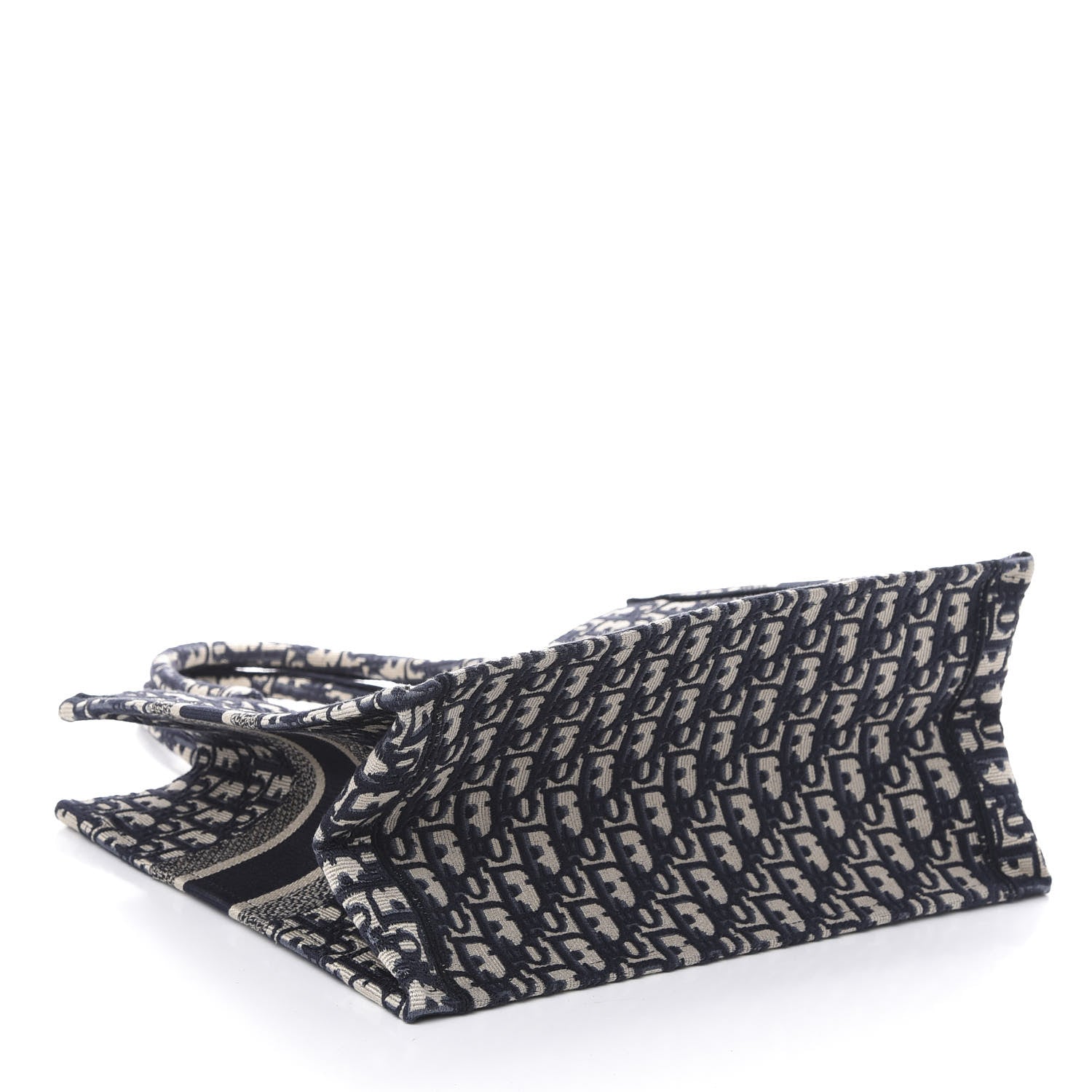 Christian Dior Oblique Medium Book Tote Blue Multicolor 4 of 9
