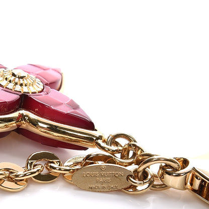 Louis Vuitton Metal Resin Mosaique Bag Charm Rouge Fauviste 3 of 5