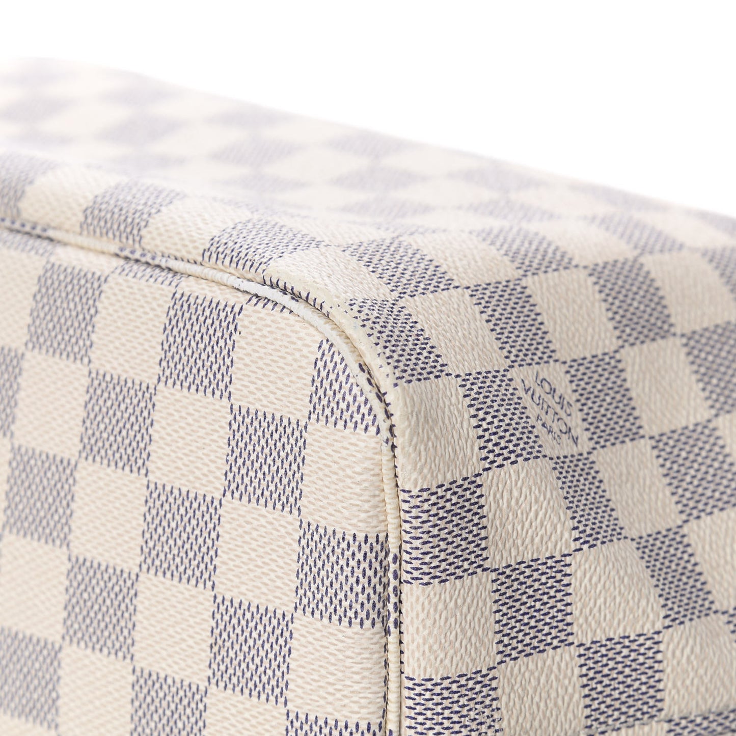 Damier Azur Neo Neverfull MM Rose Ballerine