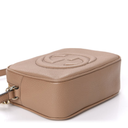 Gucci Pebbled Calfskin Small Soho Disco Bag Camelia 4 of 11