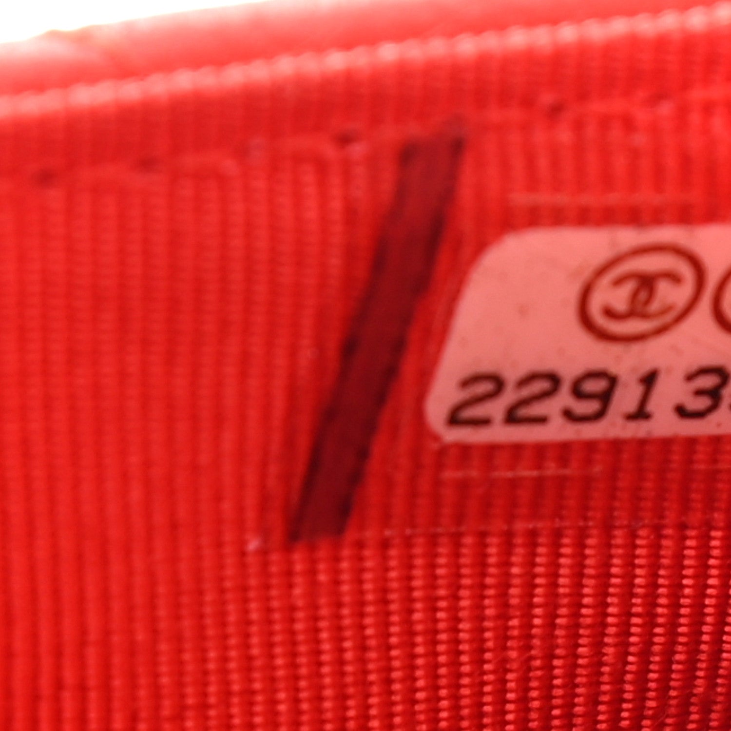 Chanel Lambskin Quilted Wallet On Chain WOC Red 10 of 12