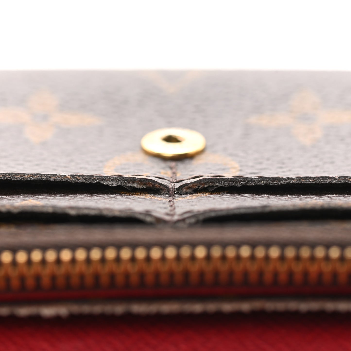 Monogram Emilie Wallet Red