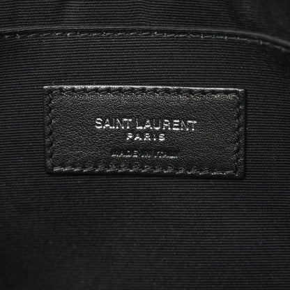 Saint Laurent Linen Canvas Rive Gauche Zipped Pouch Optic White 7 of 9