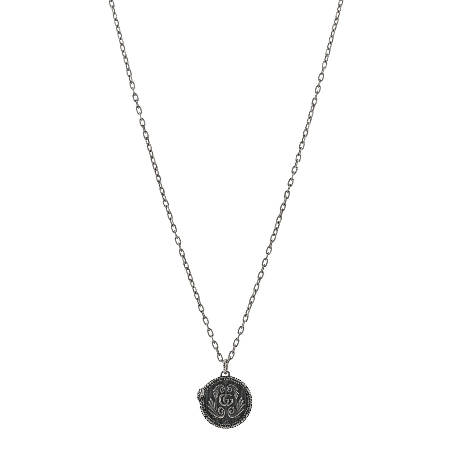 Sterling Silver GG Marmont Pendant Necklace