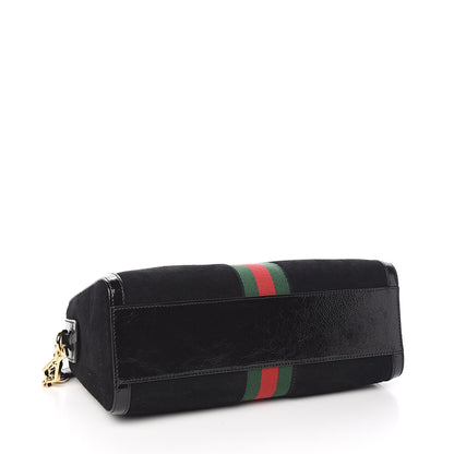 Gucci Suede Patent GG Web Medium Ophidia Boston Black 4 of 10