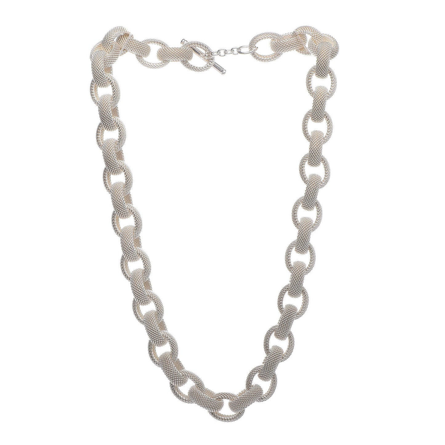 Sterling Silver Somerset Mesh Link Necklace