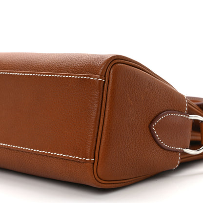 Hermes Barenia Faubourg Kelly Messenger PM Fauve 10 of 15