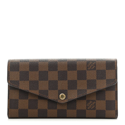 Louis Vuitton Damier Ebene Sarah Wallet NM 1 of 12
