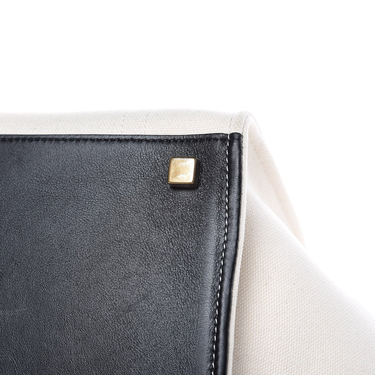Celine Washed Canvas Medium Phantom Luggage White 11 of 14