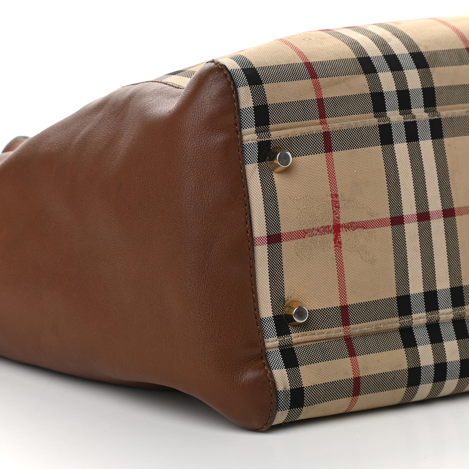 Burberry Horseferry Check Small Canterbury Tote Honey 7 of 13