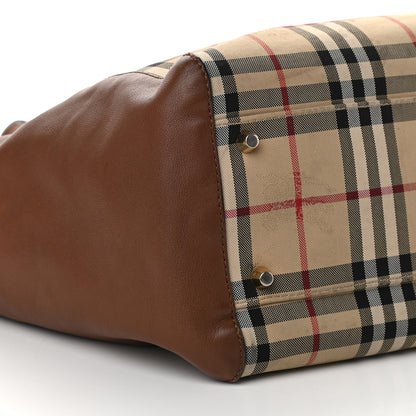 Burberry Horseferry Check Small Canterbury Tote Honey 7 of 13