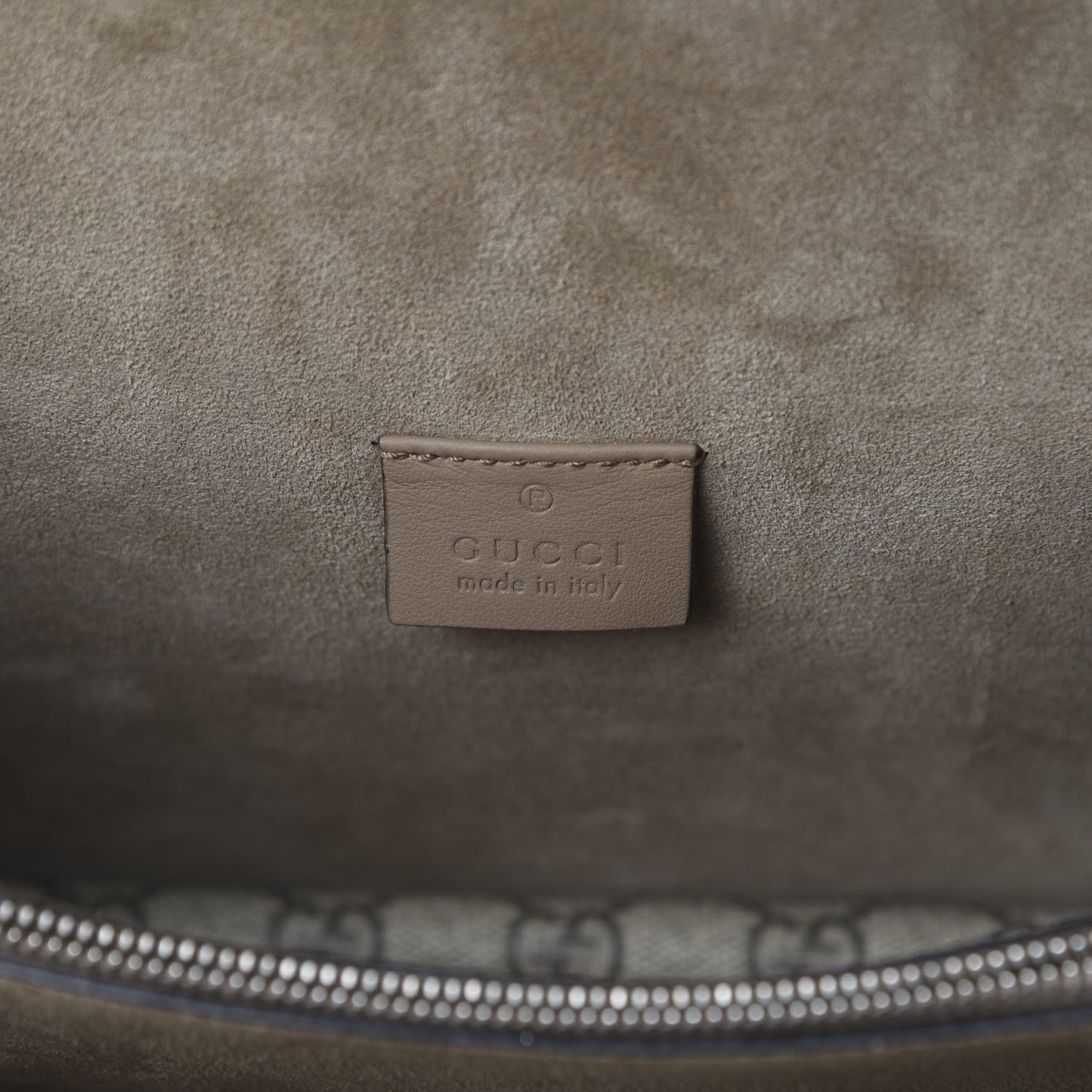 GG Supreme Monogram Small Dionysus Shoulder Bag Taupe