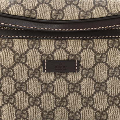 Gucci GG Supreme Monogram Belt Bag Dark Brown 8 of 10