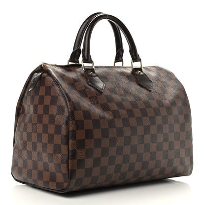 Louis Vuitton Damier Ebene Speedy 30 2 of 10