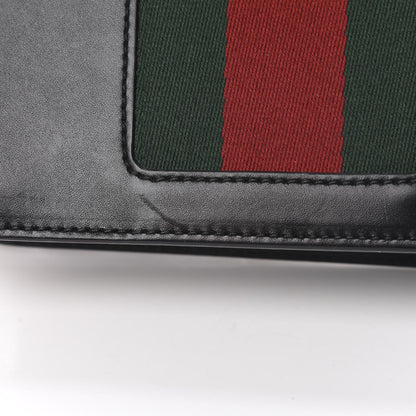 Gucci Calfskin Mini Sylvie Chain Shoulder Bag Black 20 of 21