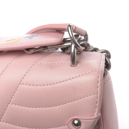 Louis Vuitton Calfskin New Wave Chain MM Smoothie Pink 7 of 17