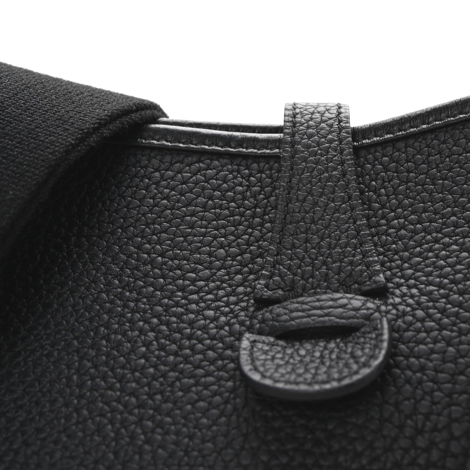 Hermes Taurillon Clemence Evelyne III PM Black 8 of 11