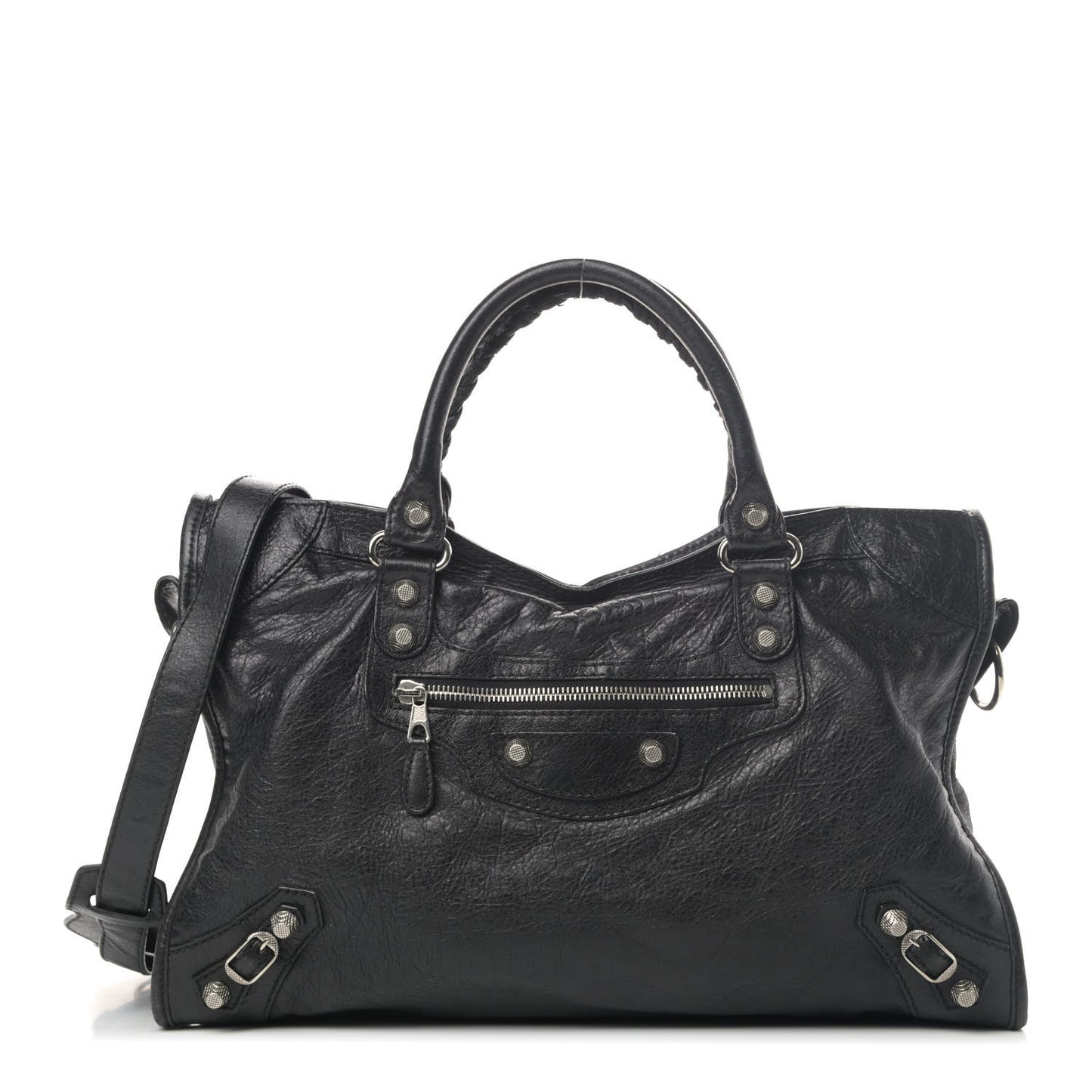 Agneau Giant 12 Silver Hardware City Black