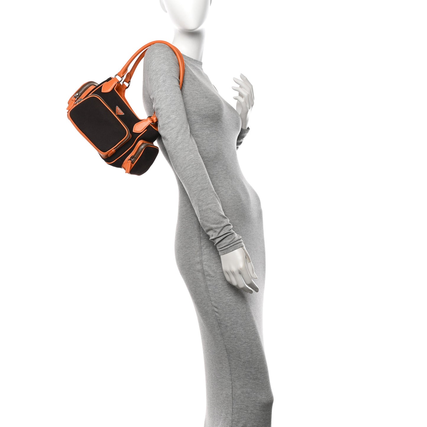 Canapa Cinghiale Shoulder Bag Ebano Orange