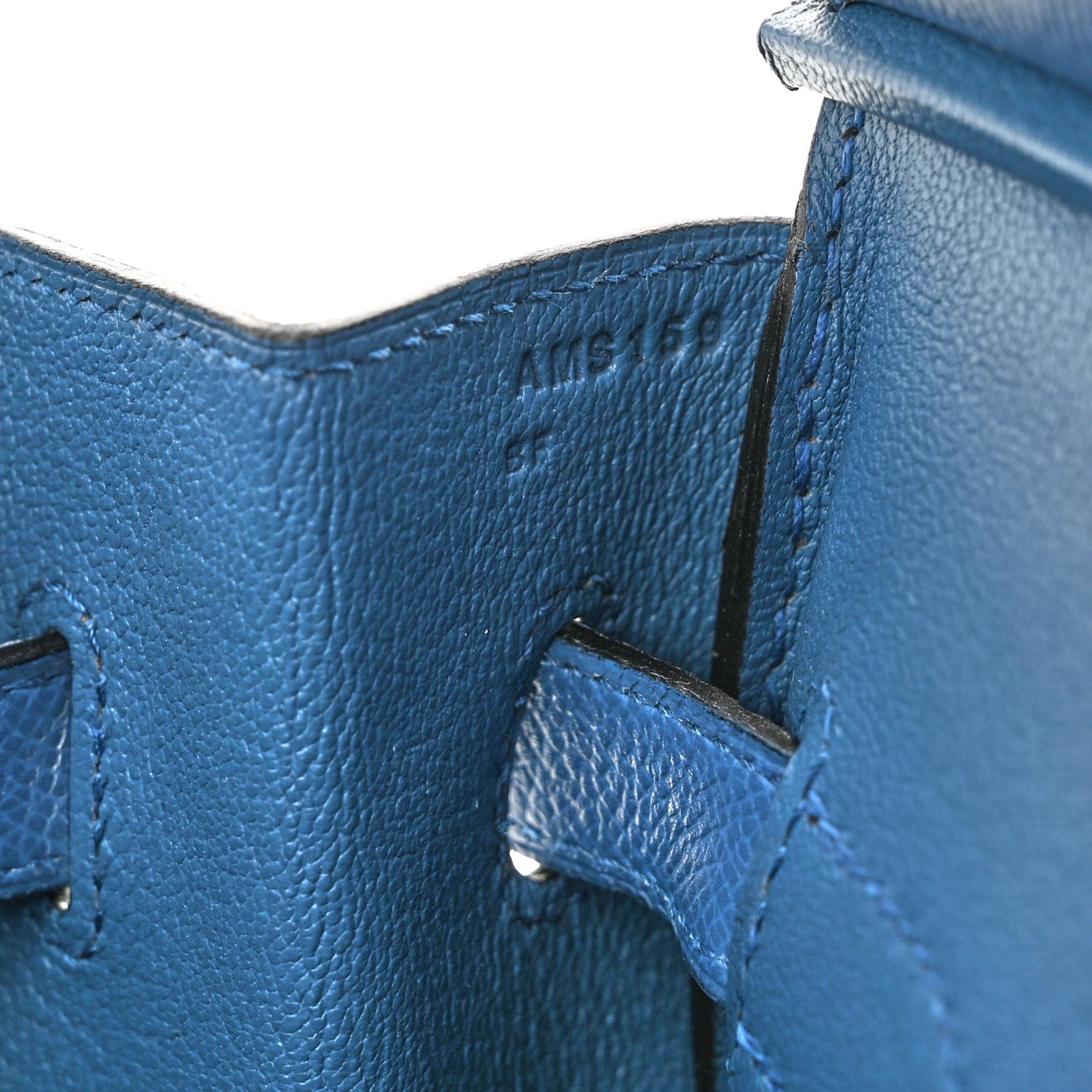 Epsom Birkin 35 Bleu Agate