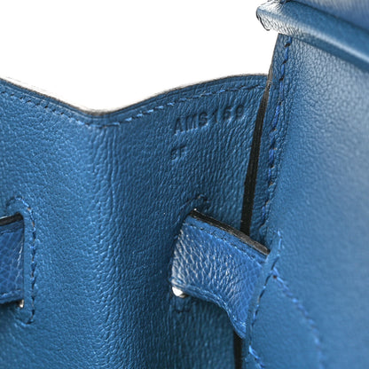 Hermes Epsom Birkin 35 Bleu Agate 7 of 10