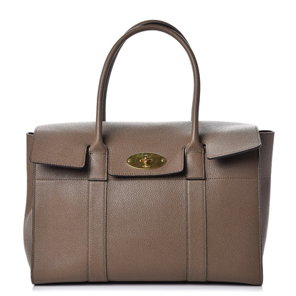 Mulberry Natural Grain Calfskin New Bayswater Clay 1 of 9