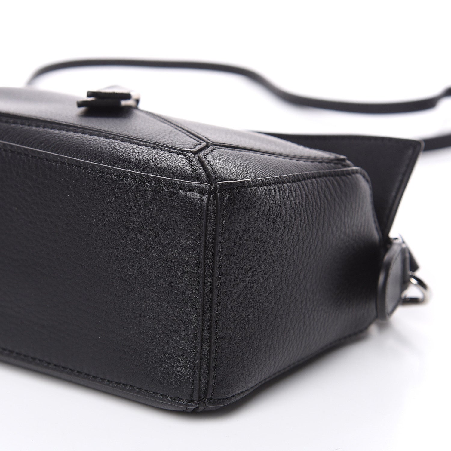 Loewe Calfskin Mini Puzzle Bag Black 9 of 10
