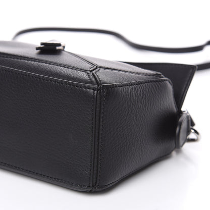 Loewe Calfskin Mini Puzzle Bag Black 9 of 10