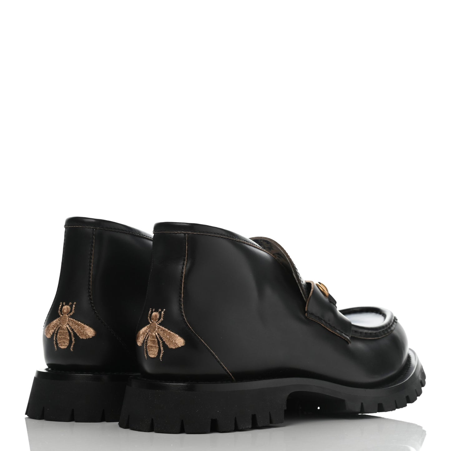 Cordovan Lux Mens Harald Horsebit Ankle Boots 9 Black
