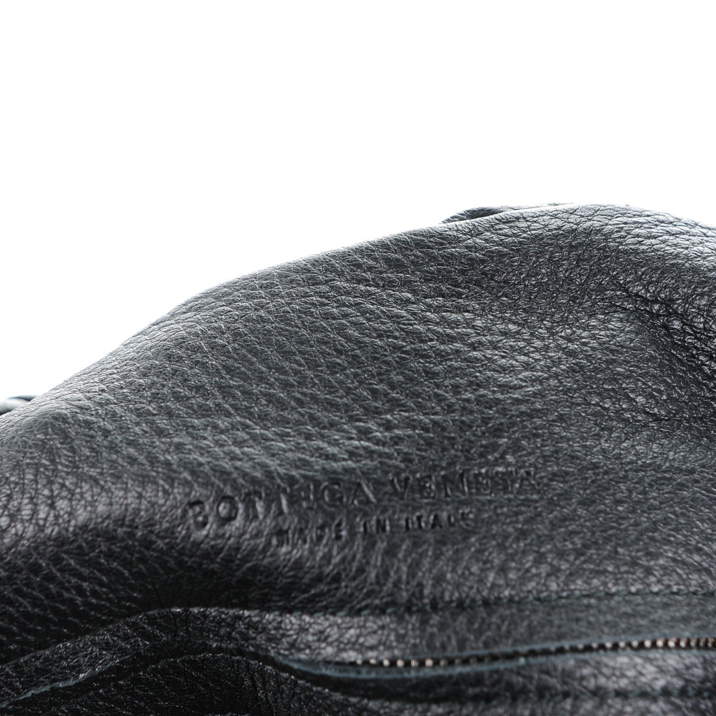 Cervo Deerskin Large Hobo Nero Black