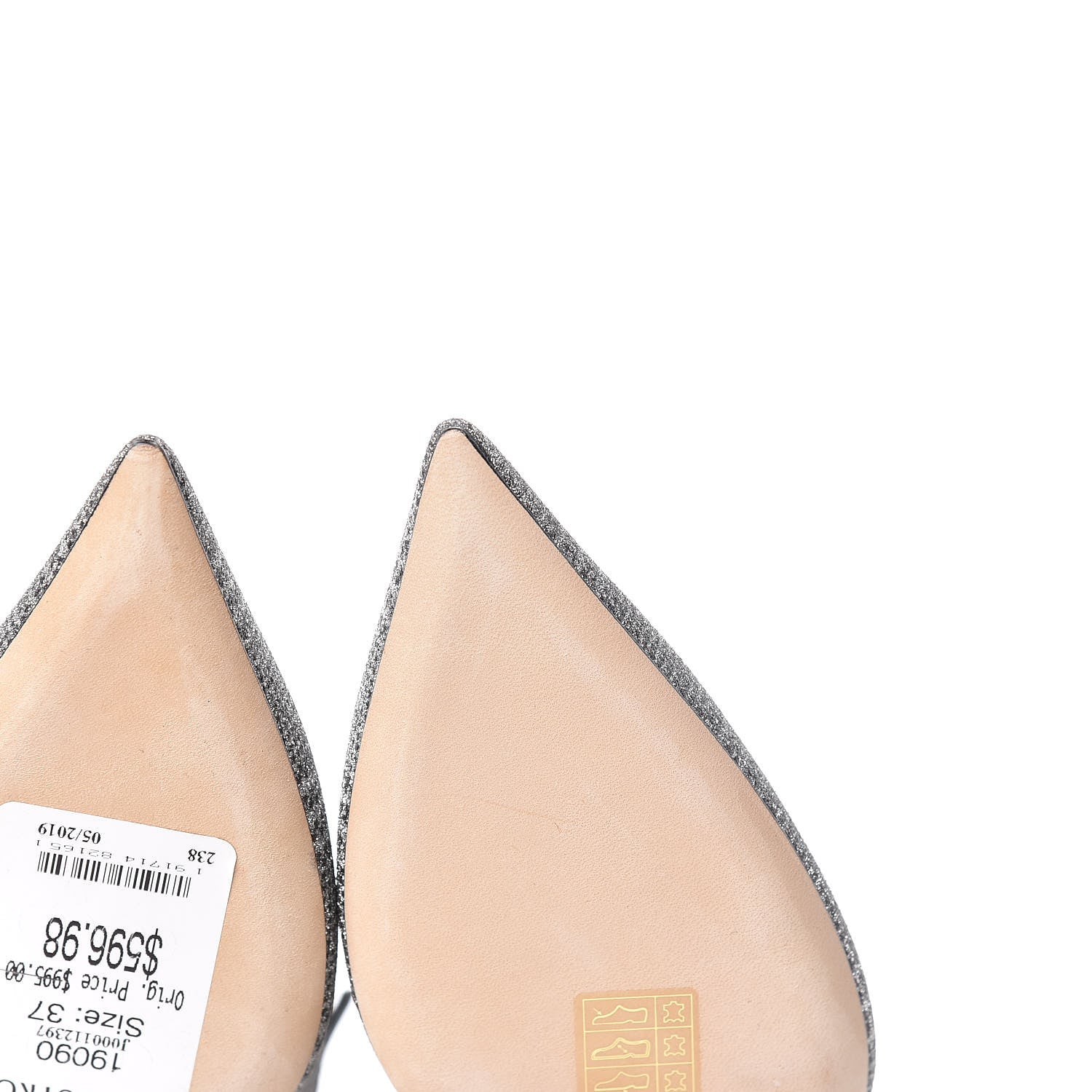 Jimmy Choo Prince Of Stars Fabric Marinda 65 Ankle Booties 37 Silver 10 of 12