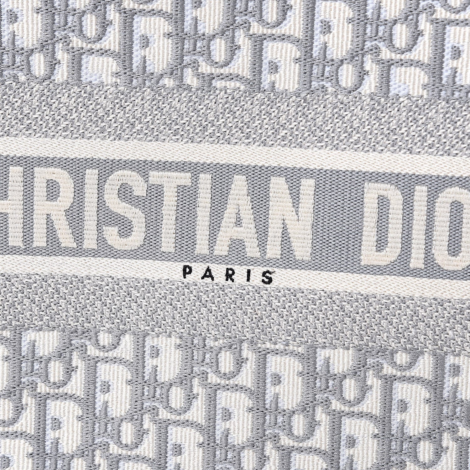 Christian Dior Oblique Medium Book Tote Grey 8 of 10