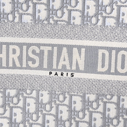 Christian Dior Oblique Medium Book Tote Grey 8 of 10