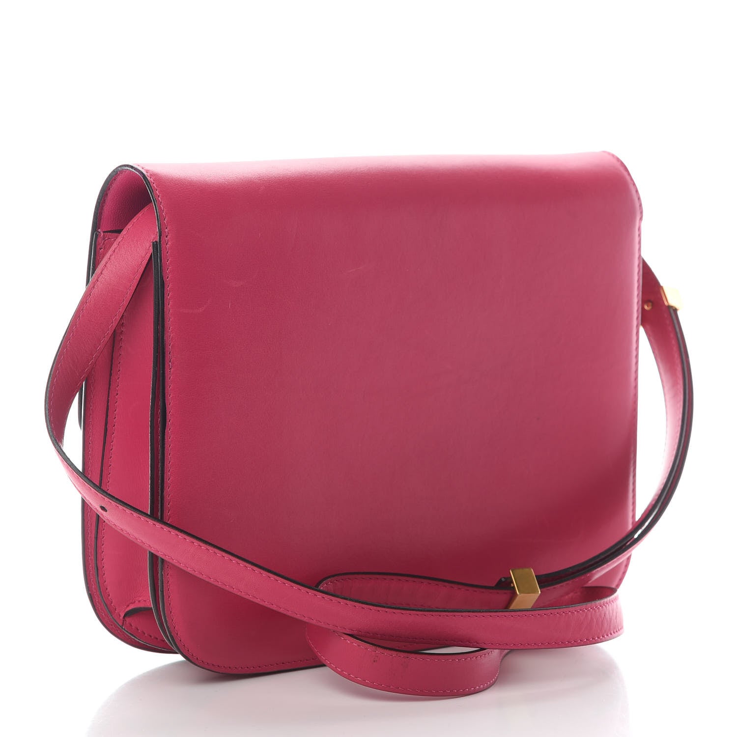 Celine Box Calfskin Medium Classic Box Flap Bag Hibiscus 2 of 9