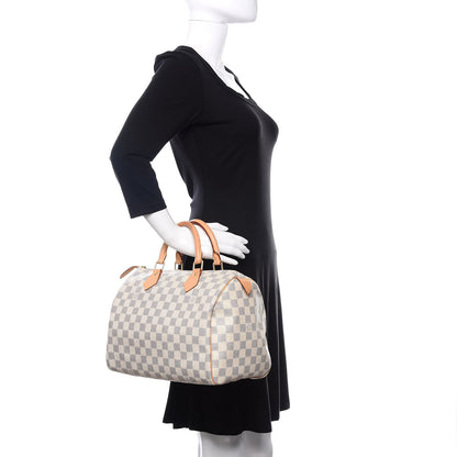 Louis Vuitton Damier Azur Speedy 30 2 of 11