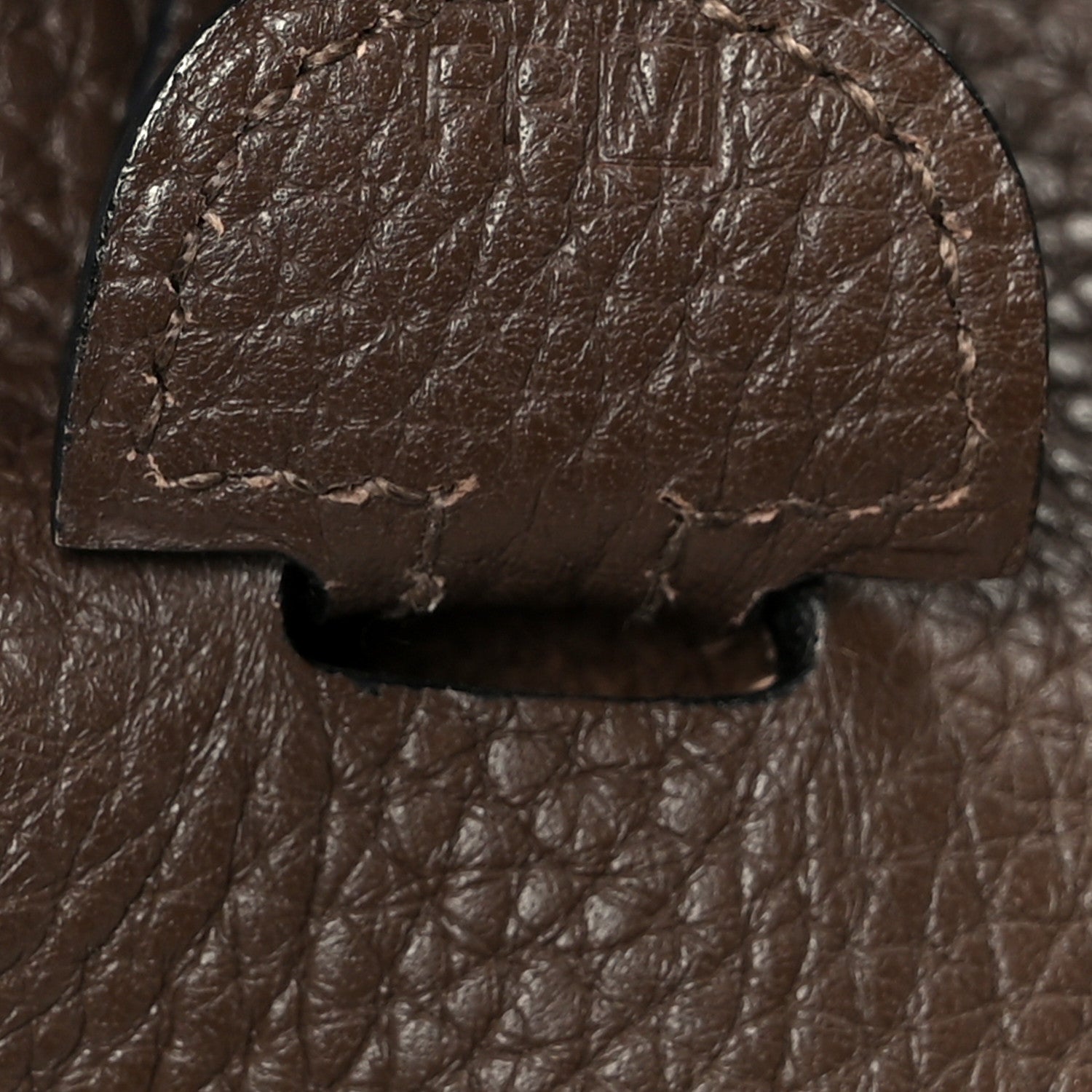 Hermes Taurillon Clemence Evelyne IlI PM Chocolate 6 of 9